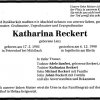 Lenz Katharina 1905-1990 Todesanzeige